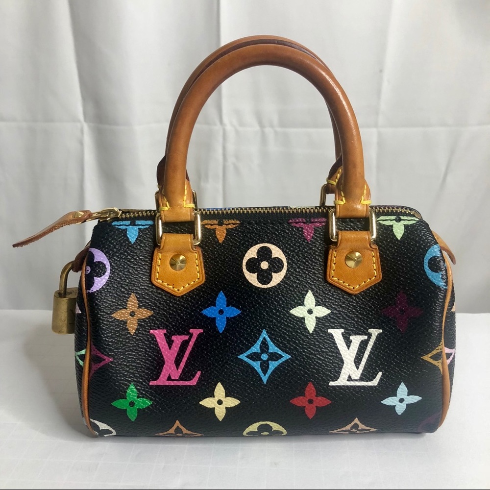 Authentic Louis Vuitton Multicolor Speedy HL